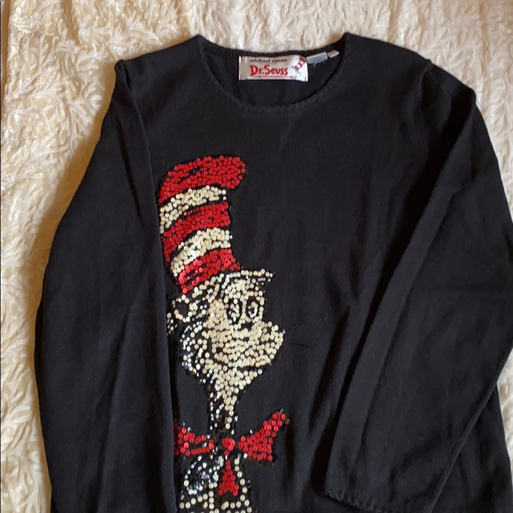💕Michael Simon Dr. Seuss Black Sweater💕